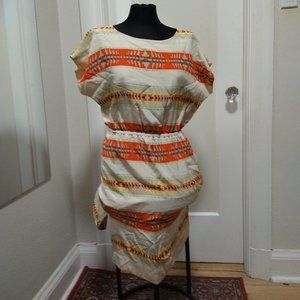 Pendleton Silk Dress Islet God's Eye Native Print size M